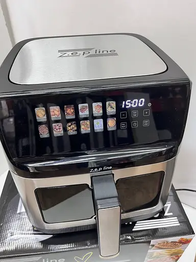 Аерофритюрниця безмасляна Zepline ZP-211 на 14л електрична з механічним керуванням 4000Вт - фото 6