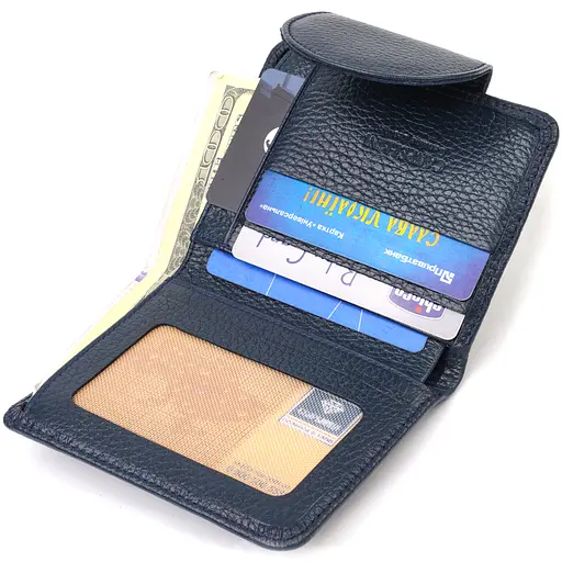 Жіночий шкіряний гаманець Canpellini 9х11.7х1 см acs0025502 - фото 5