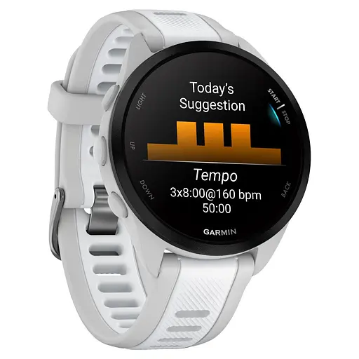 Смарт-годинник Garmin Forerunner 165 Music, Mist Grey/Whitestone, GPS (010-02863-31) - фото 3