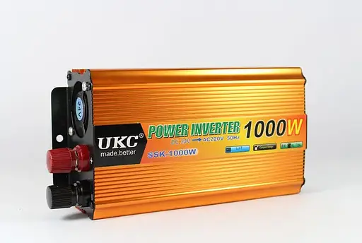 Преобразователь постоянного тока 1000W UCK SSK-1000W AC/DC инвертор для автомобиля 12В-220В - фото 3
