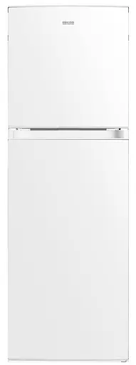 Холодильник Edler ED-275CDT, White, двокамерний, з верхньою мор. камерою, загальний об'єм 209L, корисний об'єм 169L/40L, механічне керування, суперзаморожування, LED освітлення, A+, 143x55x55см