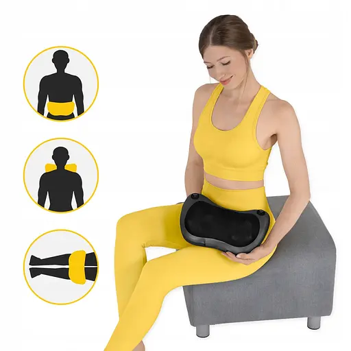 Подушка-масажер 4FIZJO Shiatsu Pro+ 4FJ0562 Black (P-5907739319159) - фото 7