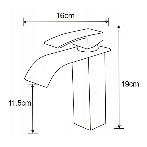 Смеситель для умывальника Mexen Aries MEX-744800-00 однорычажный Хром - фото 2