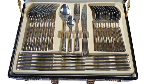 Набор столовых приборов Versace Limited Edition LV-1001 на 12 персон в подарочном кейсе 72 предмета - фото 5