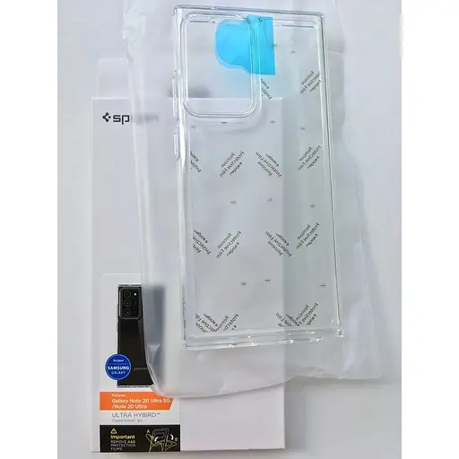 Оригинальный чехол Spigen Ultra Hybrid для Samsung Galaxy Note 20 Ultra (6.9") Crystal Clear (ACS01393) - фото 8