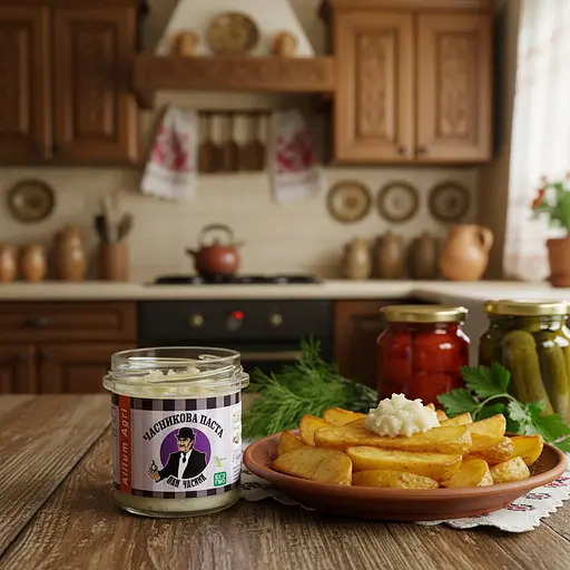 Часникова паста охолоджена | Смак живого часнику (з оливковою олією) - фото 7