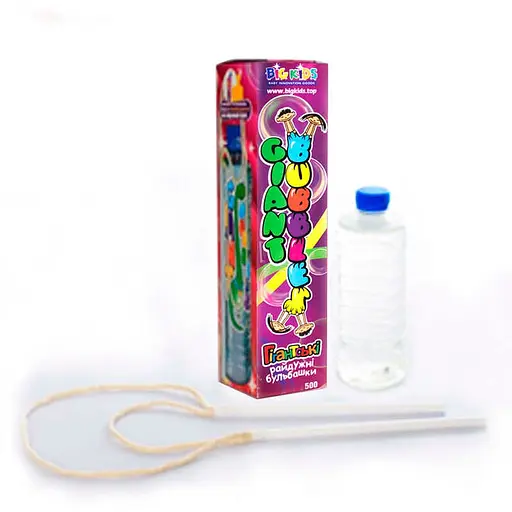 Гигантские Мыльные пузири с запускателем №930123 30см-500мл BIGRP0505 PARTY BOX Big Kids" (4828433930123) - фото 2
