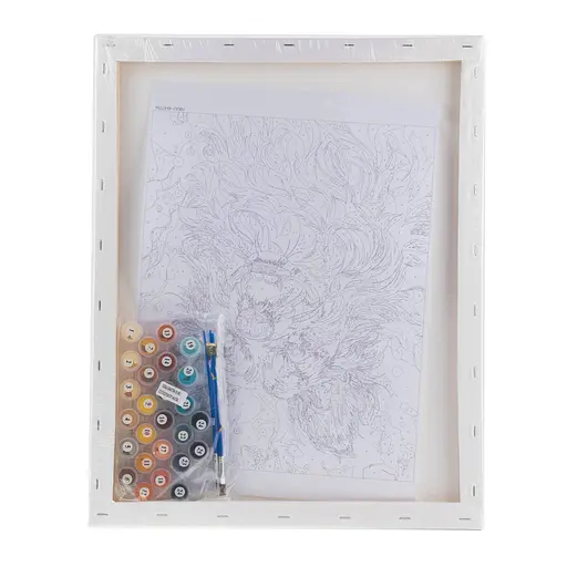 Набір для розпису по номерах "Вірний друг" 40*50 см, IDEA2-GX47706, ТМ "99IDEAS" - фото 6