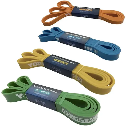 Набор резинок для фитнеса York Fitness 4 шт (5 - 40кг) - фото 8