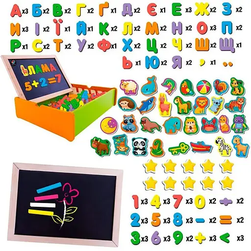 Гра настільна Магнітний розвиваючий набір з дошкою VT5411-17 - фото 5