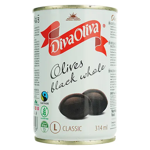 Маслини з кісточкою Diva Oliva L 300 г