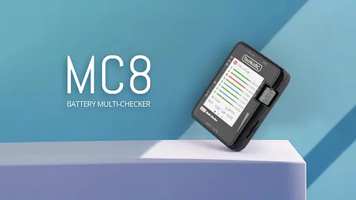 Мультитестер ToolKitRC MC8 20W для FPV 2-8S USB-C черный (18762) - фото 4