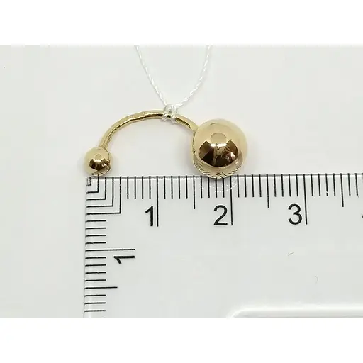 Золота сережка-пірсинг Імперія золота. ПС053И - фото 3