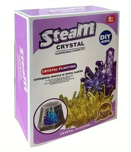 Набір для вирощування кристалів 1688-6 6 основ для кристалів, ємності, в коробці (6982755050049) - фото 1