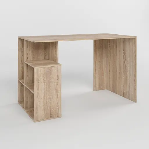 Cтол письменный с полками М-ЗОН Джеко 1200/3 Сонома (MZN-031023) - фото 2