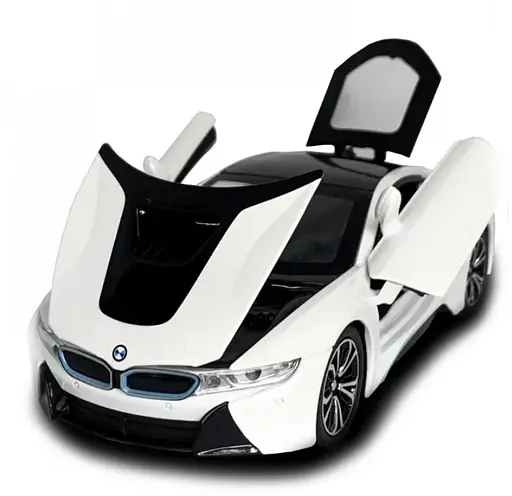 Машинка Rastar BMW I8 1:24 металл белый 56500 - фото 3