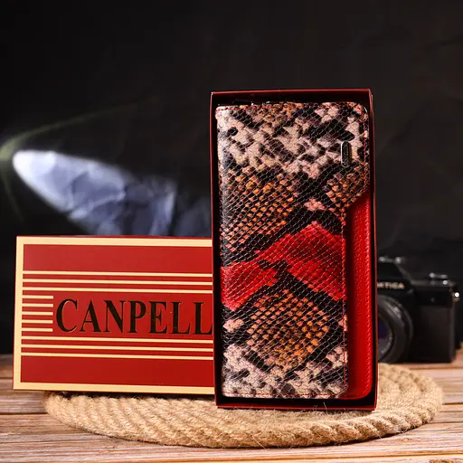 Кожаный женский кошелек Canpellini 20х10.5х3 см acs0025093 - фото 9