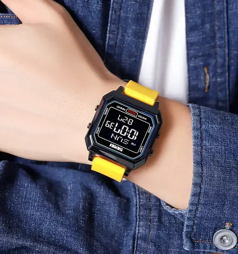 Годинник чоловічий спортивний наручний Skmei 2150 Жовтий - фото 5