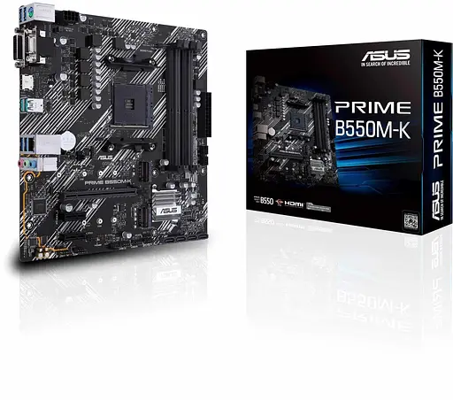 Материнська плата ASUS PRIME B550M-K (Prime B550M-K) (Socket AM4, AMD B550, Micro-ATX) - фото 6