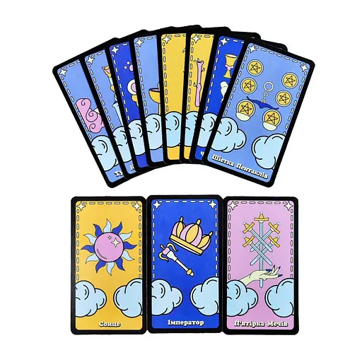 Гадальные карты Таро 30482 карта со ссылкой на инструкцию 78 штук - фото 2