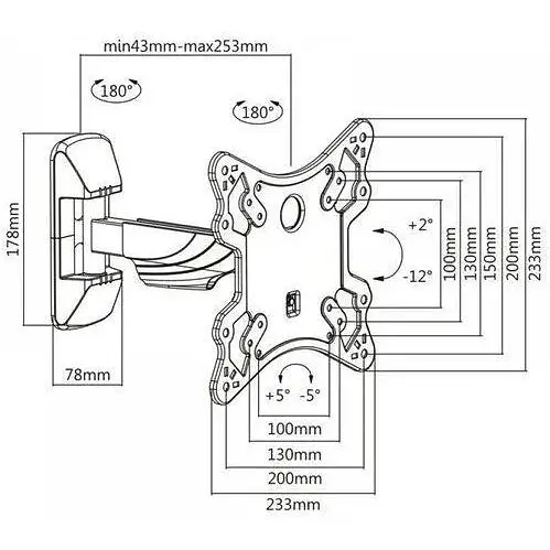Настінне кріплення Digital DRP-ST26 - фото 2