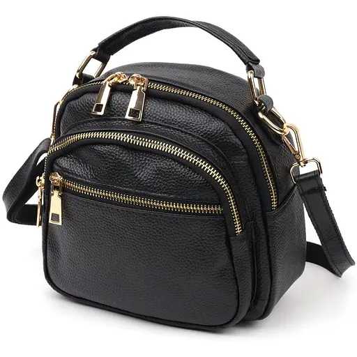 Жіноча шкіряна сумка Vintage 20х19х9 см sum0020315 - фото 1