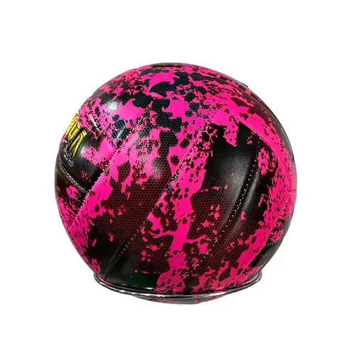 Волейбольный мяч с принтом MEIDA M500-14 мяч для игр и тренировок материал ТПУ 5 размер Розовый с золотом - фото 4