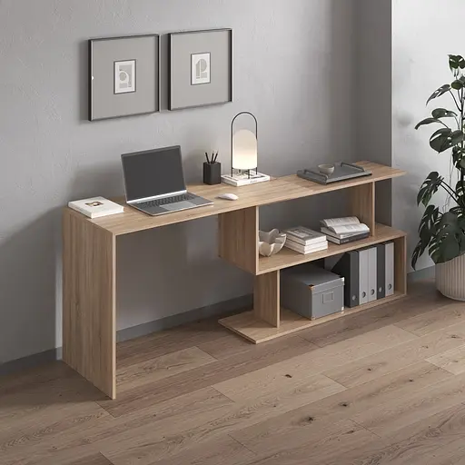 Cтол компьютерный Vays поворотный письменный cтол трансформер M-41 Дуб Сонома - фото 2