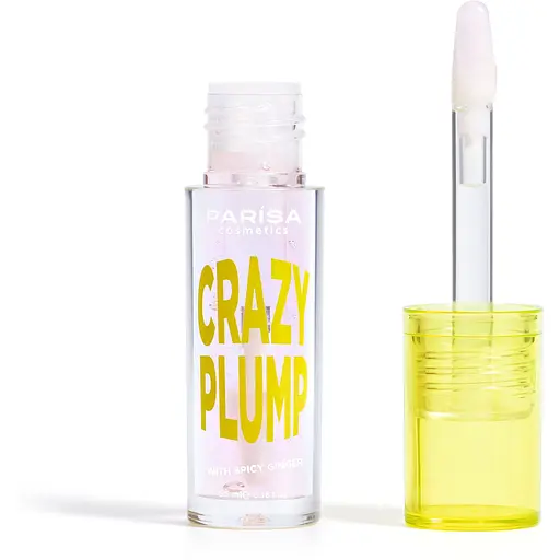 Блестящий плампер для губ Parisa Lipgloss Crazy Plump тон №101 Clear plump  - фото 4