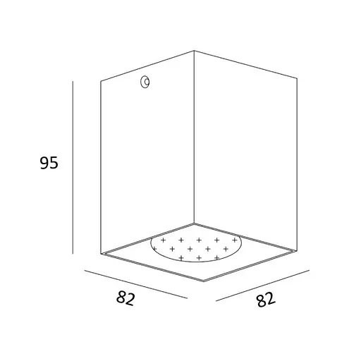 Світильник точковий Zuma Line 50475-BK SQUARE - фото 2