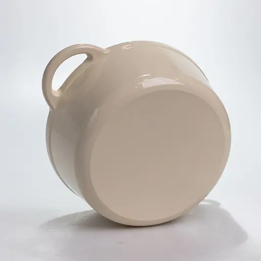 Кастрюля чугунная 2.5 л эмалированная с крышкой посуда для тушения запекания кухонная томония Белый Premium Cookware HP-1-14-WHITE - фото 6