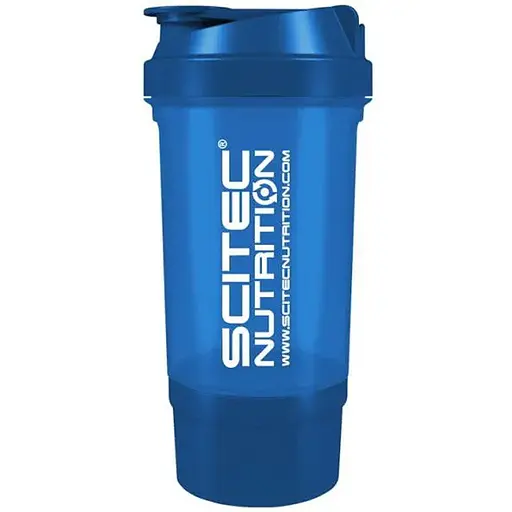 Шейкер Scitec Nutrition Shaker 500 мл 2-х компонентный, Blue - фото 1