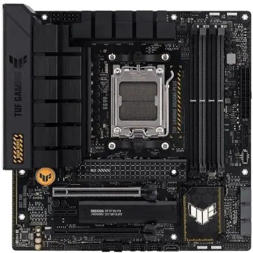 Материнская плата Asus AM5 TUF Gaming B650M-PLUS, B650, 4xDDR5, Int.Video (CPU), 4xSATA3, 2xM.2, 2xPCI-E 4.0 16x, 1xPCI-E 4.0 1x, Realtek 7. 6xUSB3.2/6xUSB2.0, HDMI/DP, MicroATX