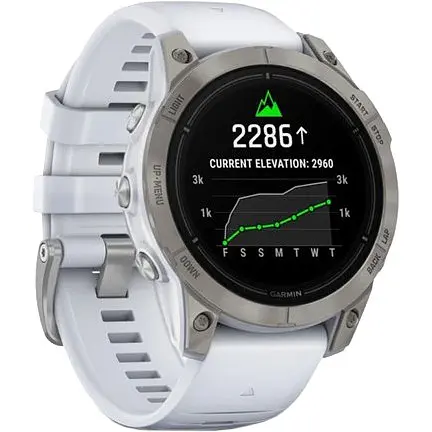 Смарт-годинник Garmin Epix Pro Gen 2 Sapphire 47 mm Titanium w. Whitestone Band (010-02803-20/21) - фото 3