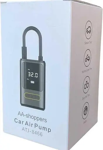 Портативний автомобільний компресор Car Air Pump ATJ-8466 - фото 2