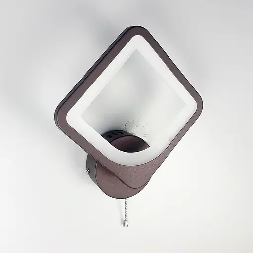 Мінімалістичнe бра LED у корпусі coffee Line F 2281/1S CF - фото 1