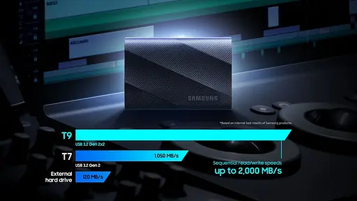 Портативный SSD Samsung 2 ТБ USB 3.2 Gen 2 Type-C T9 Shield - фото 6