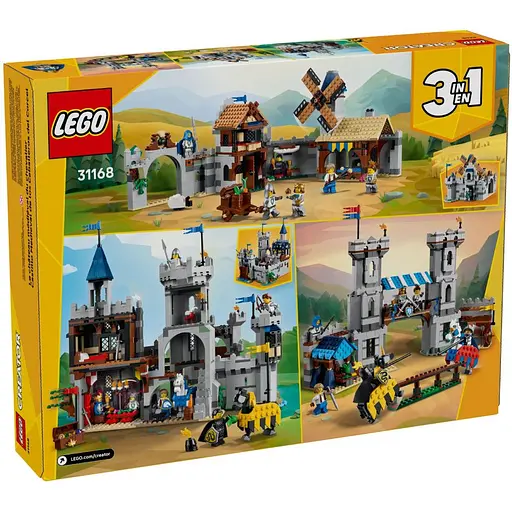Конструктор LEGO Creator Середньовічний замок із лицарем на коні 1371 деталь (31168) - фото 9