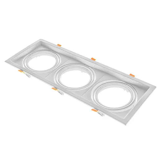 Светильник врезной поворотный Brille ML-020/3 AR111 WH G53 48-021