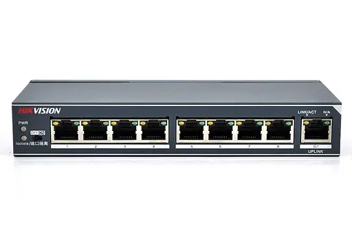 Коммутатор Ethernet Hikvision HV DS-3E0309-E 8 портов 100Мбит + 1 порт Ethernet (UP-Link) 1000Мбит