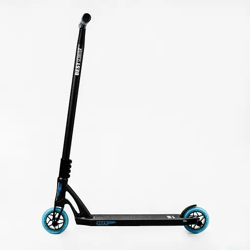 Самокат трюковий Best Scooter 53х12х85 см Чорно-блакитний 000231349 - фото 6