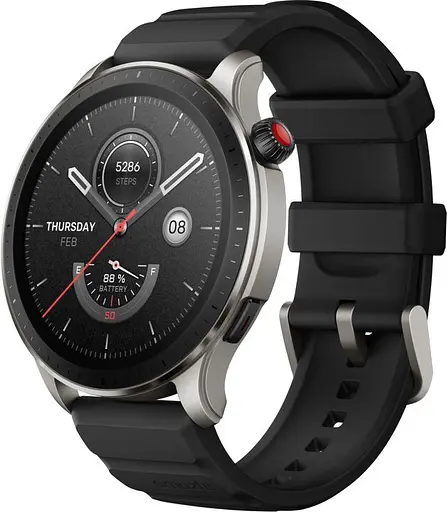 Розумний годинник Amazfit GTR 4 Superspeed Black - фото 1