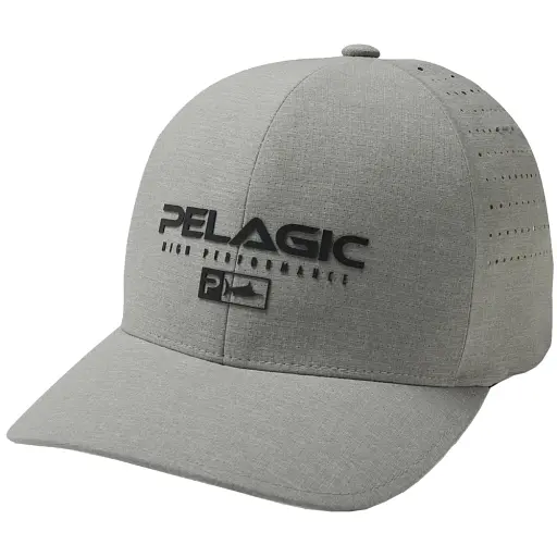 Кепка Pelagic Delta Flexfit Heathered S/M Light Grey - фото 1