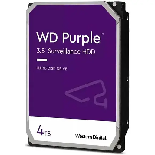 Накопитель Western Digital HDD SATA 4.0TB Purple 5400rpm 256MB (43PURZ)
