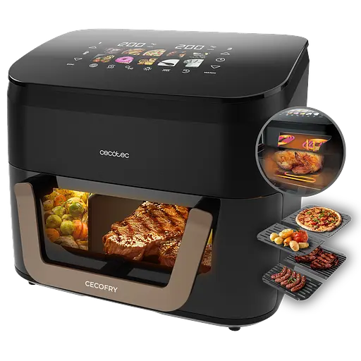 Мультипіч (аерогриль-фритюрниця) CECOTEC Cecofry&Grill Smokin 11000