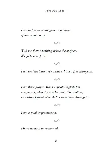 The World According to Karl. The Wit and Wisdom of Karl Lagerfeld - фото 7