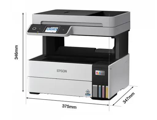 Epson МФУ ink color A4 EcoTank L6490 37_23 ppm Fax ADF Duplex USB Ethernet Wi-Fi 4 ink Pigment - фото 9