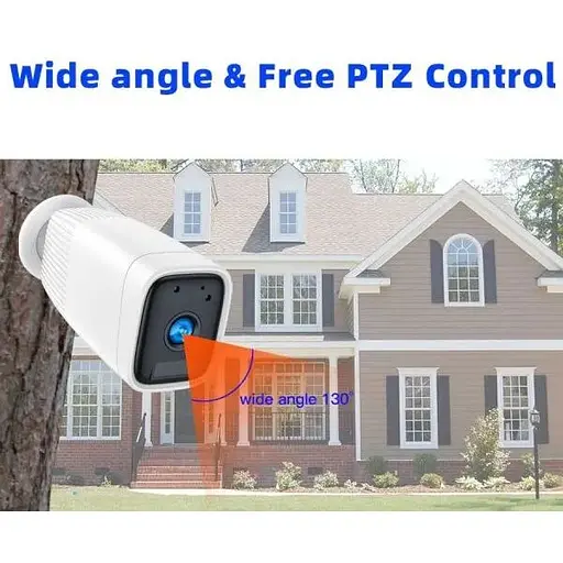 Wifi камера Sdeter з великим акумулятором 12 000 мАг B-12, вулична, із записом на SD карту до 128 Гб, Біла (100386) - фото 4