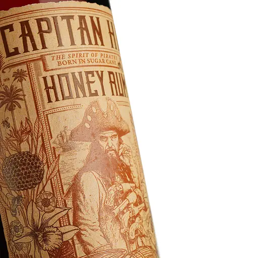 Ромовый напиток Capitan Huk Honney 22% 1л - фото 5