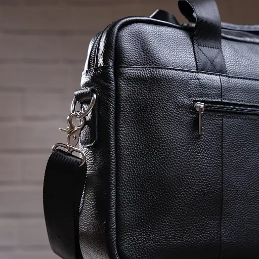 Чоловіча шкіряна сумка Vintage 28х40х7 см sum0012886 - фото 7